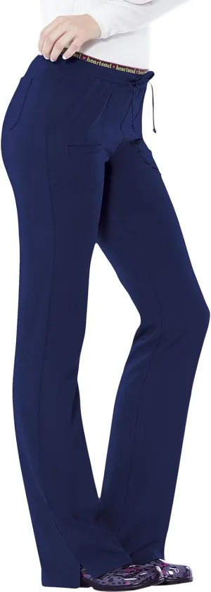 Heartsoul Drawstring Scrub Pants for Women, Stretch Performance Fabric, 20110