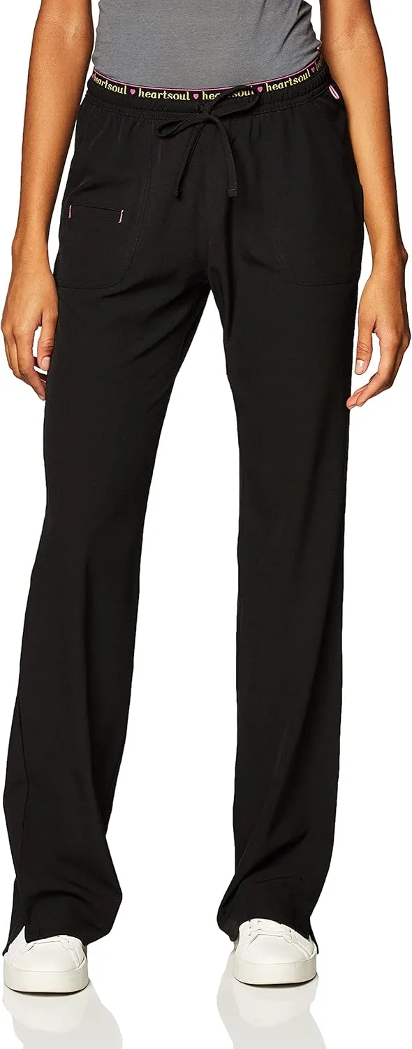 Heartsoul Drawstring Scrub Pants for Women, Stretch Performance Fabric, 20110