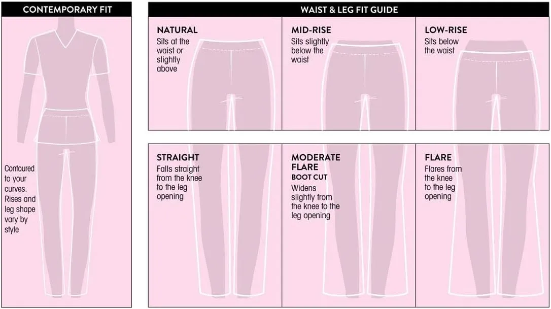 Heartsoul Drawstring Scrub Pants for Women, Stretch Performance Fabric, 20110