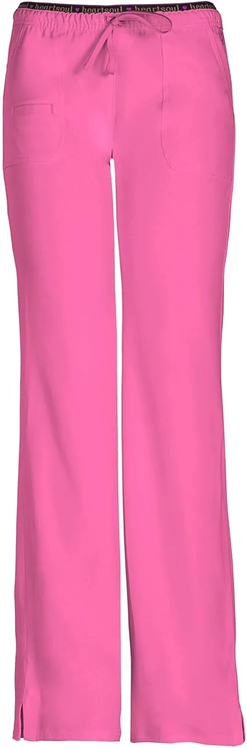 Heartsoul Drawstring Scrub Pants for Women, Stretch Performance Fabric, 20110