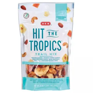 H‑E‑B Hit the Tropics Trail Mix 9 oz 4 Bags