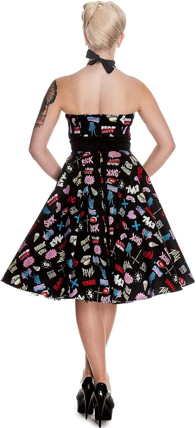 Hell Bunny Horror Gruul 50's Dress