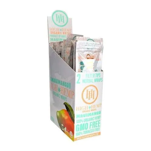 High Hemp Mauimango Organic Wraps (25 Count)