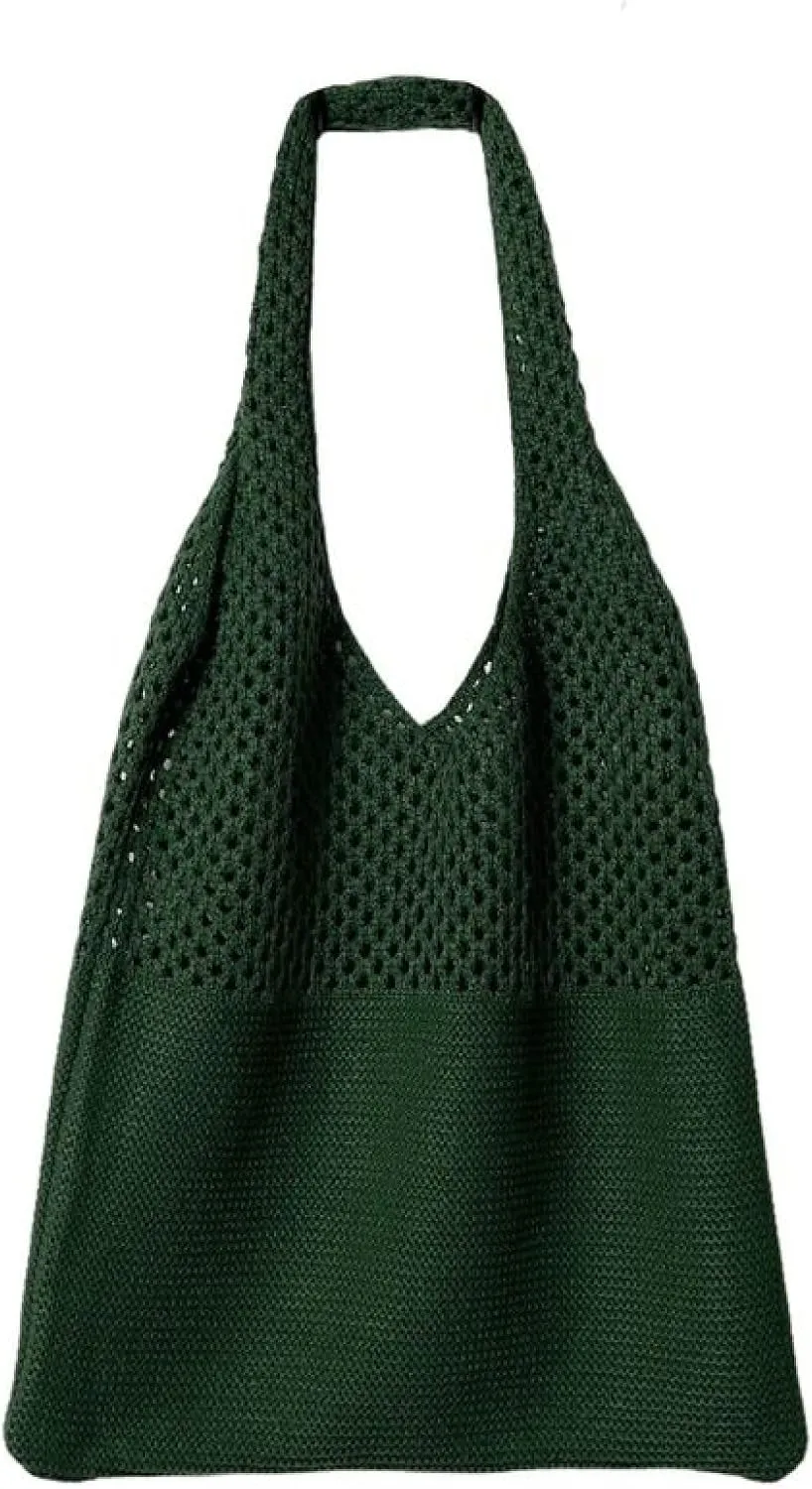 Hobo Bags for women ins knitted bag fashion retro shoulder bag handbag large capacity tote bag