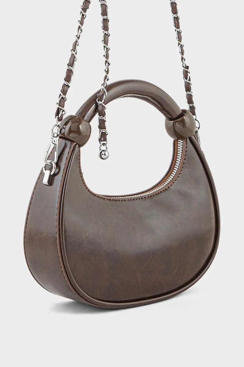 Hobo Hand Bags BH0102-Brown