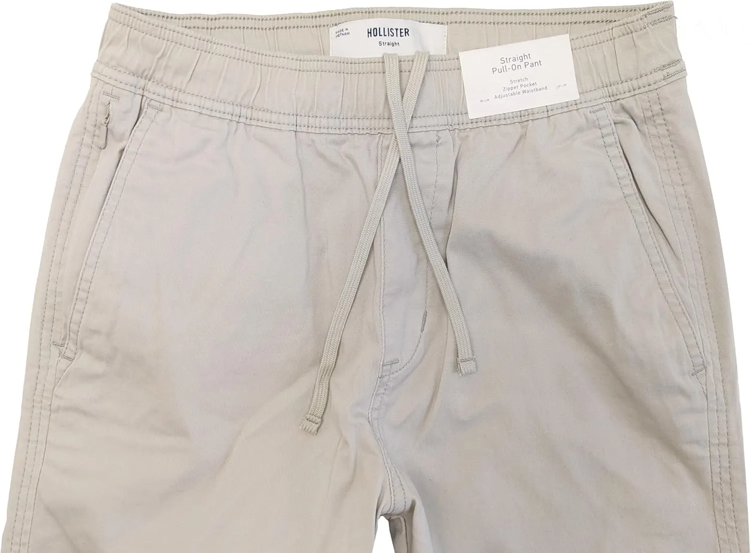 Hollister California Men's Epic Flex Straight Pull-On Twill Pants HOM-58