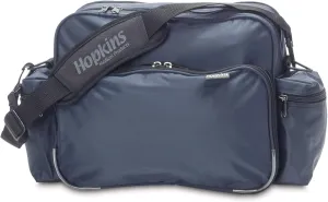Hopkins Medical Products Original Home Health Shoulder Bag, 70D Waterproof Nylon, Fold-Down Compartment, Adjustable Straps, 14x11x7 inch, Navy Blue
