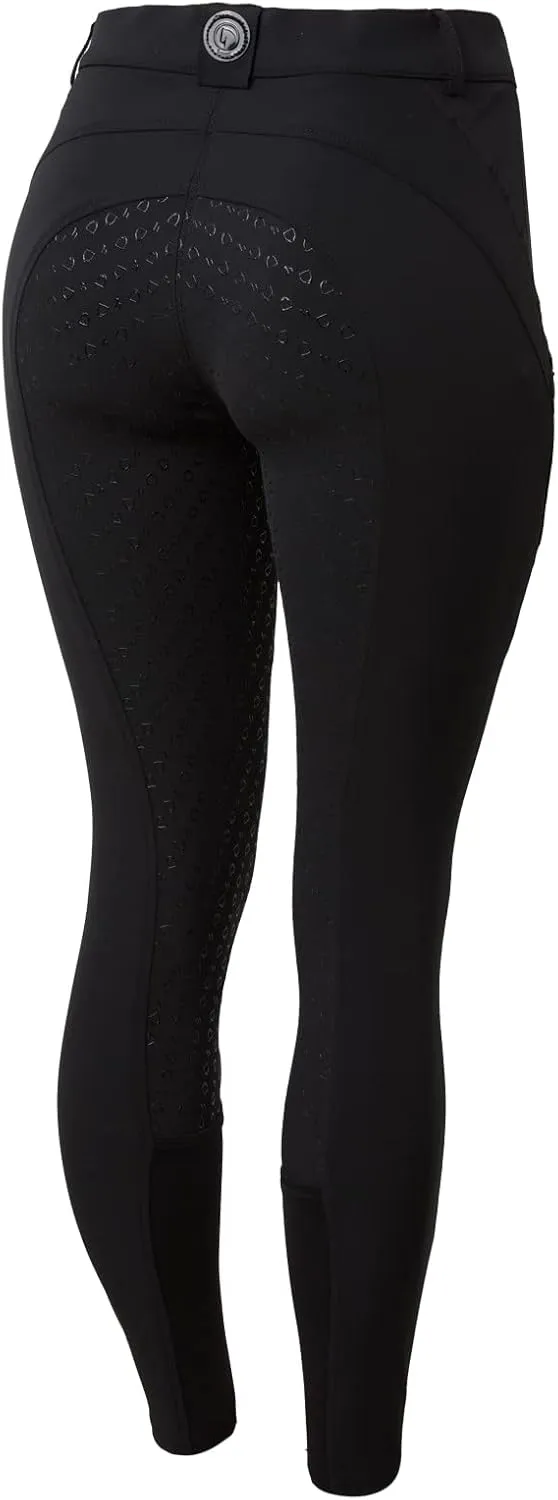 HORZE Mila Women's High Waist Silicone Full Seat Breeches with Phone Pocket