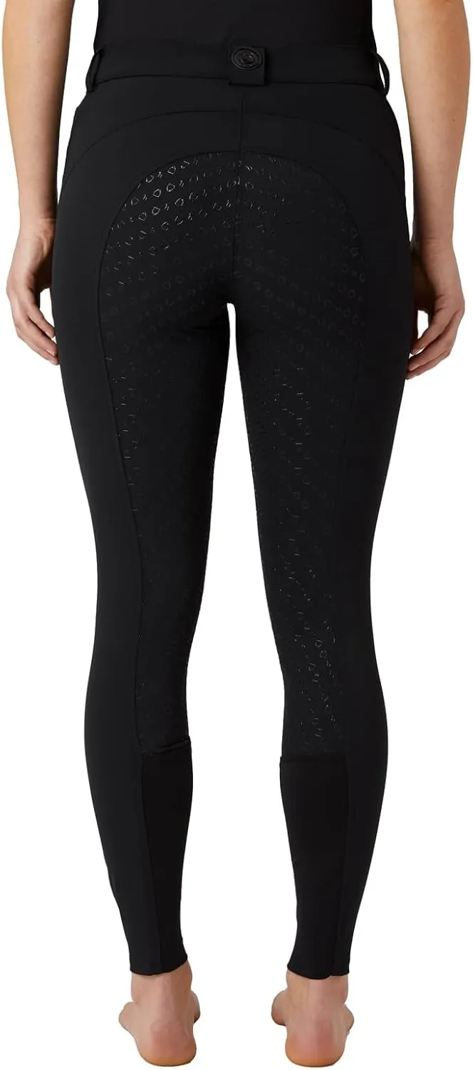 HORZE Mila Women's High Waist Silicone Full Seat Breeches with Phone Pocket