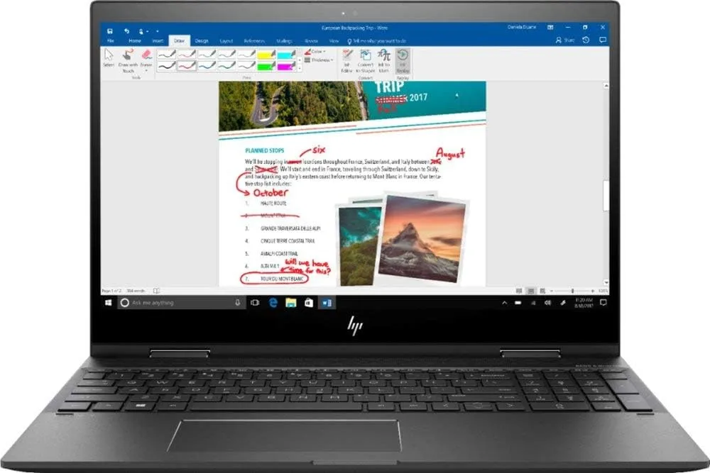 HP ENVY x360 2-in-1 15.6" FHD Touch - AMD Ryzen 5-8GB - Radeon RX Vega 8-128GB SSD - Dark Ash