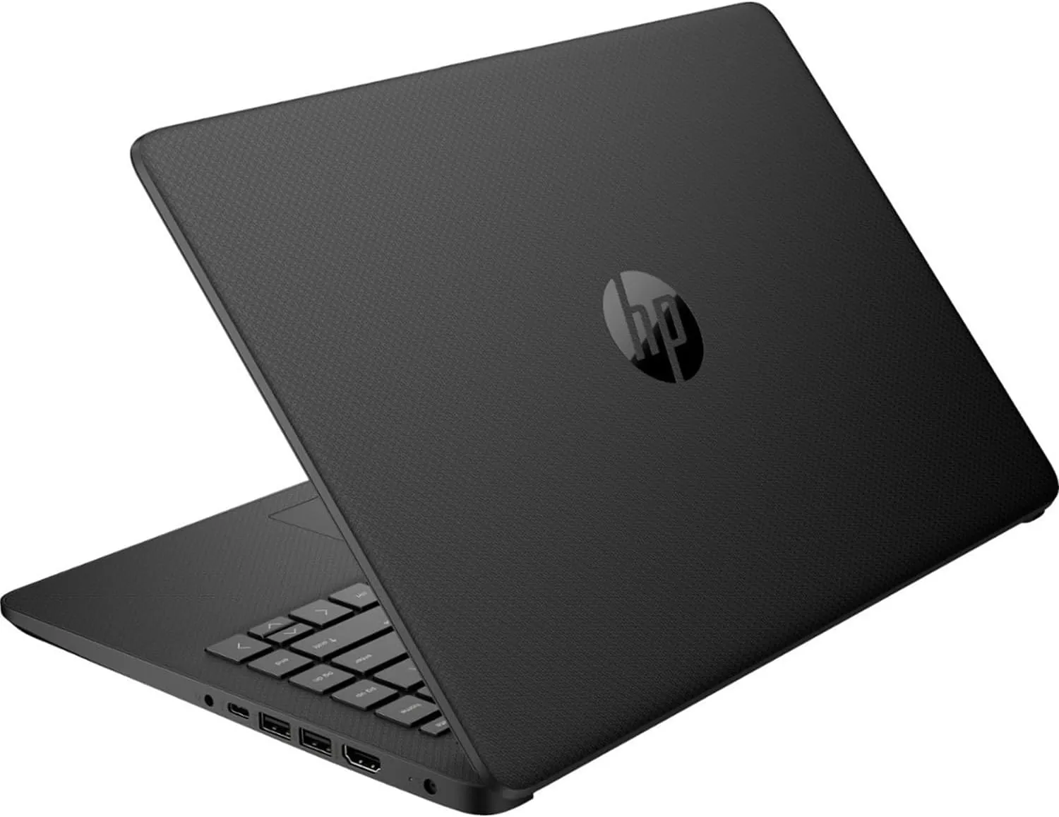 HP Portable Laptop, Student and Business, 14" HD Display, Intel Quad-Core N4120, 16GB DDR4 RAM, 64GB eMMC, 1 Year Office 365, Webcam, SD Card Reader, HDMI, Wi-Fi, Windows 11 Home, Black, KKE Mousepad