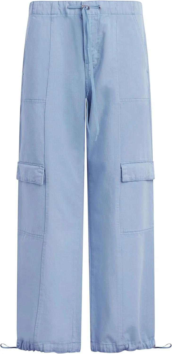 HUDSON Women's Drawstring Cargo Parachute Pant