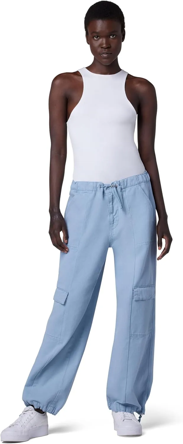 HUDSON Women's Drawstring Cargo Parachute Pant