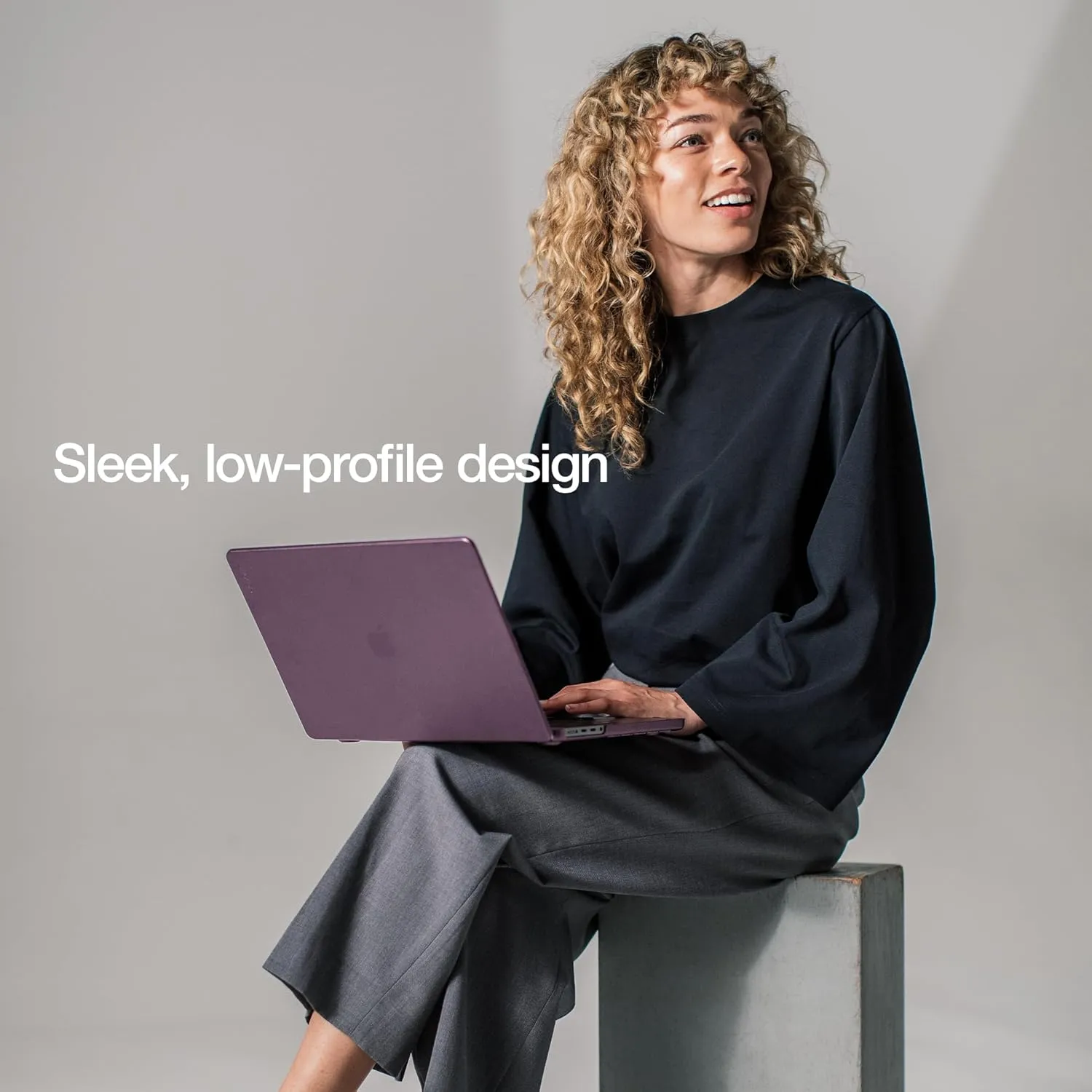 Incase Dots Hardshell with Makrolon® - MacBook Pro 14 inch Case - 2024, 2023, 2022, 2021, M4, M3, M2, M1 - MacBook Case, Laptop Cover, Protective Hard Shell, Scratch Resistant - Nordic Mauve