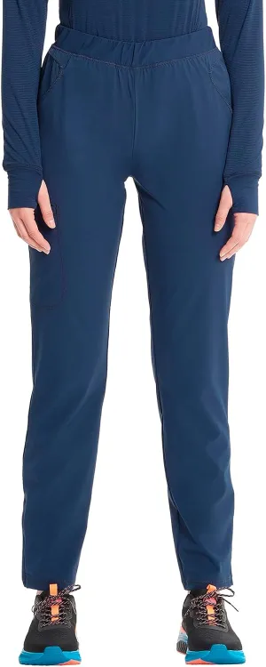 Infinity Cherokee Women's Pull-on Scrub Cargo Pants with Mid-Rise Tapered Leg and 5 Pockets IN120A