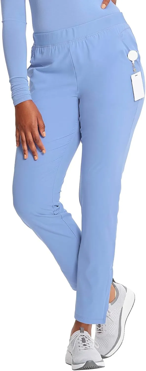 Infinity Cherokee Women's Pull-on Scrub Cargo Pants with Mid-Rise Tapered Leg and 5 Pockets IN120A