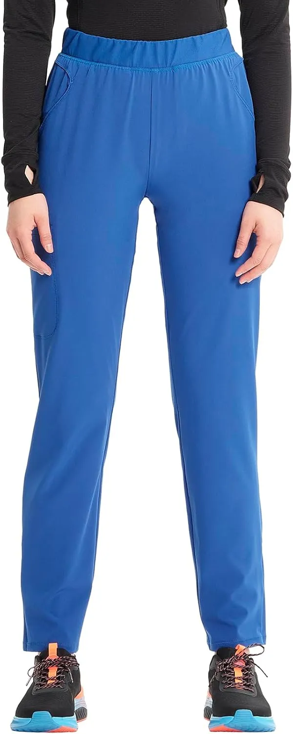 Infinity Cherokee Women's Pull-on Scrub Cargo Pants with Mid-Rise Tapered Leg and 5 Pockets IN120A