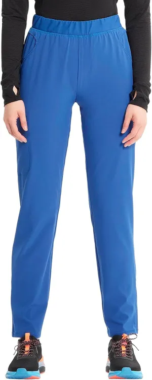 Infinity Cherokee Women's Pull-on Scrub Cargo Pants with Mid-Rise Tapered Leg and 5 Pockets IN120A