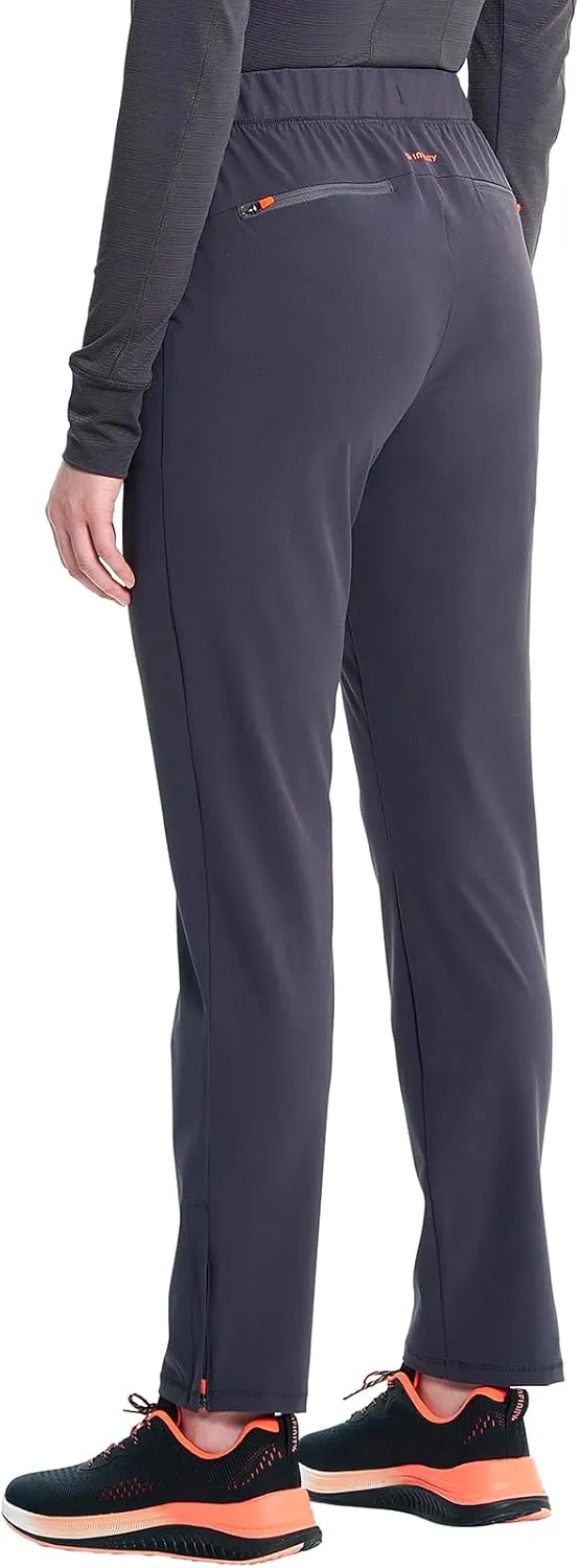 Infinity Cherokee Women's Pull-on Scrub Cargo Pants with Mid-Rise Tapered Leg and 5 Pockets IN120A