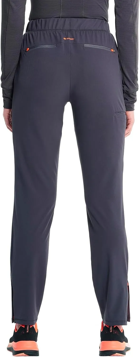 Infinity Cherokee Women's Pull-on Scrub Cargo Pants with Mid-Rise Tapered Leg and 5 Pockets IN120A