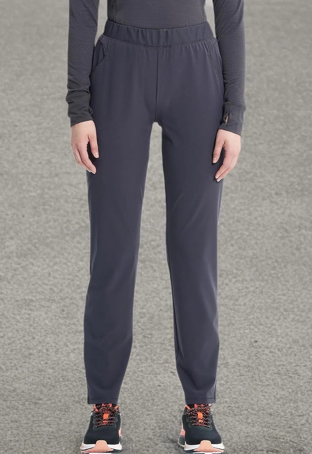 Infinity Cherokee Women's Pull-on Scrub Cargo Pants with Mid-Rise Tapered Leg and 5 Pockets IN120A