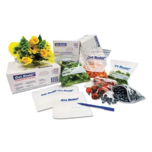 Inteplast PB100420R 18 qt Capacity, 20" Length x 10" Width x 4" Gusset, 0.68 mil Guage Thickness, Food and Utility Poly Bag (Case of 1000)