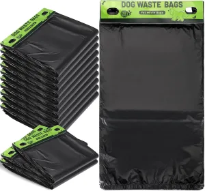 Ireer 1000 Pcs Header Bag Bulk Dog Pet Waste Bags Bulk Poop LeakProof Easy Single Pull Bags for Poop Dog Station Fit Hang Hole Dispenser Pet Waste Bag for Home Outdoor