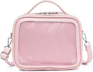 Ita JK Uniform Handbag, Kawaii Messenger Clear Shoulder Crossbody Purse, Kawaii Pin Display Bag With Insert For Anime