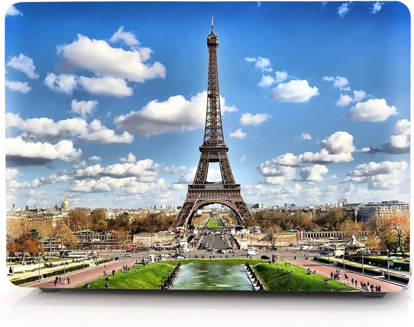 IVY Architecture [Eiffel Tower] Case for MacBook Pro (16-inch with M1/M2 Models: A2485/A2780) Hard Shell Case with Keyboard Cover