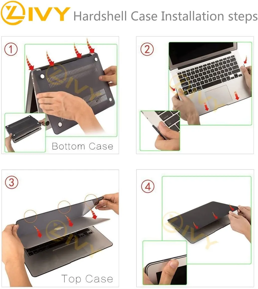 IVY Architecture [Eiffel Tower] Case for MacBook Pro (16-inch with M1/M2 Models: A2485/A2780) Hard Shell Case with Keyboard Cover