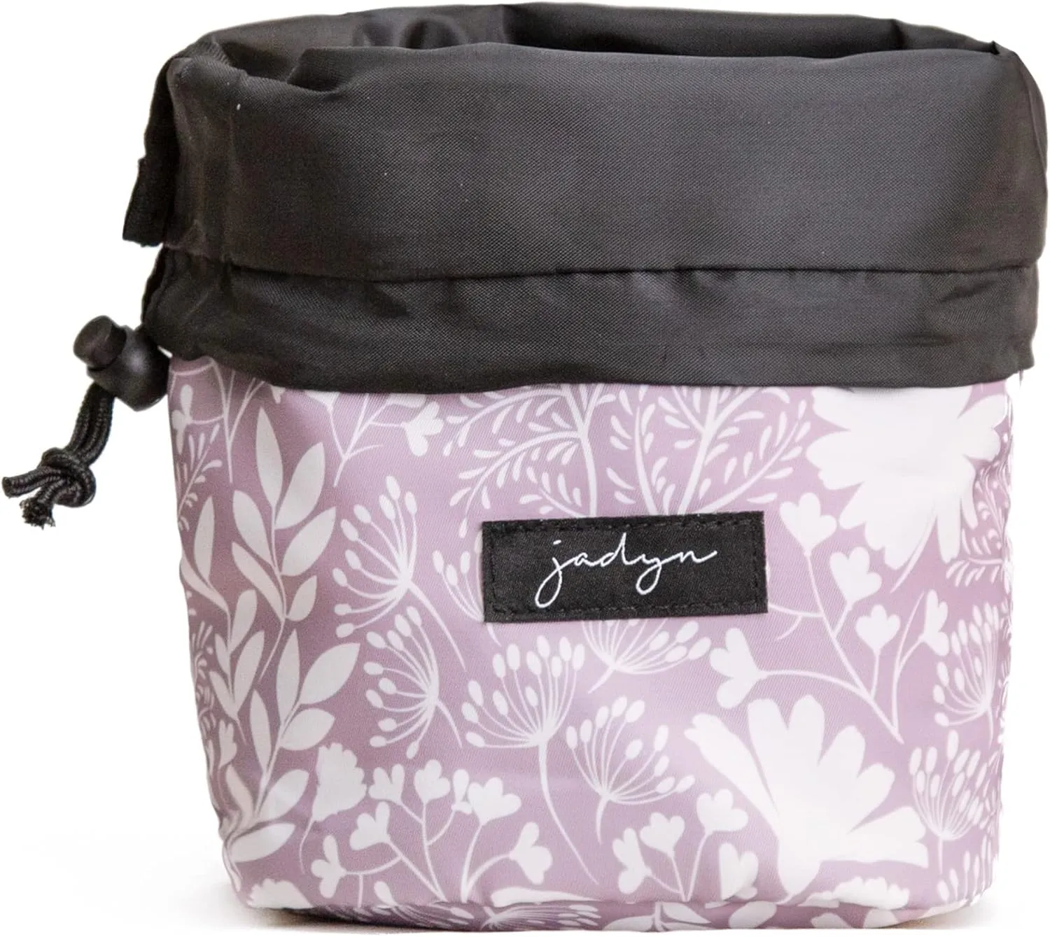 Jadyn Durable Cinch Top Makeup Organizer - Compact Travel Makeup Bag - 7 Interior Pockets for Cosmetics - Drawstring Toiletry Travel Bag for Women - 6L Storage Capacity - (Dusty Lavender)