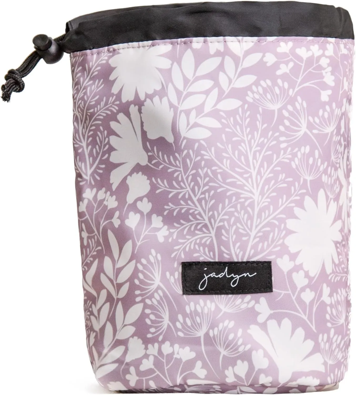 Jadyn Durable Cinch Top Makeup Organizer - Compact Travel Makeup Bag - 7 Interior Pockets for Cosmetics - Drawstring Toiletry Travel Bag for Women - 6L Storage Capacity - (Dusty Lavender)