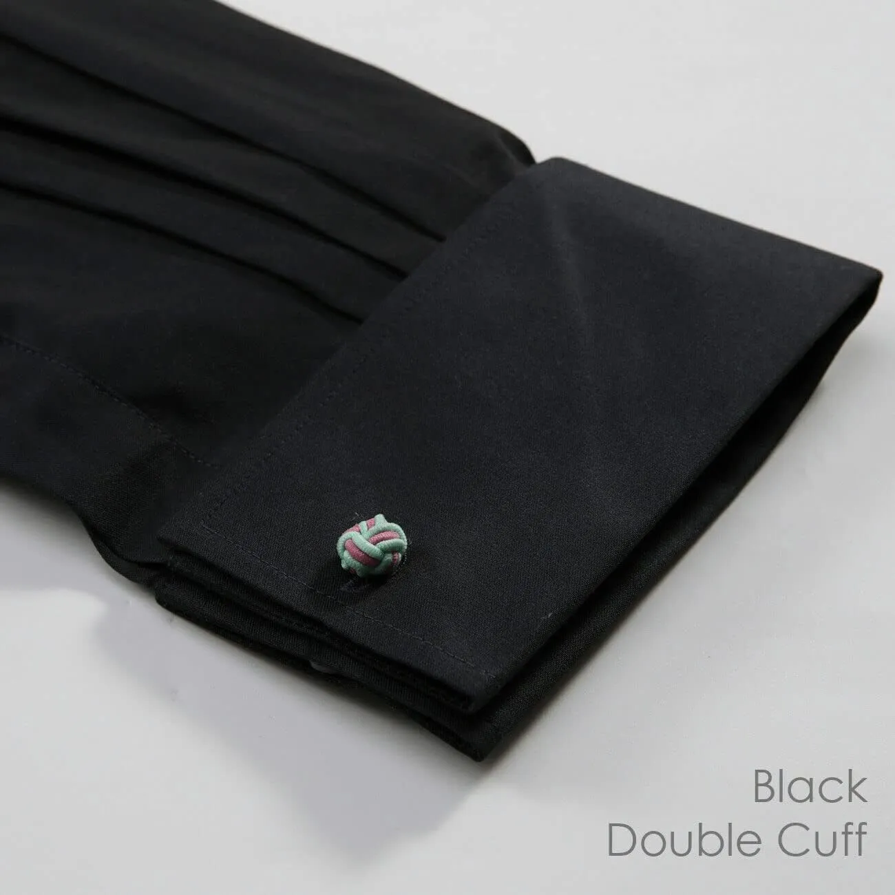 JANEO BRITISH APPAREL Nos Tibi Serviat UK Co Black Men's Plain Regular Fit Shirts,Long Sleeve Formal Dress Shirt,Button Cuffs