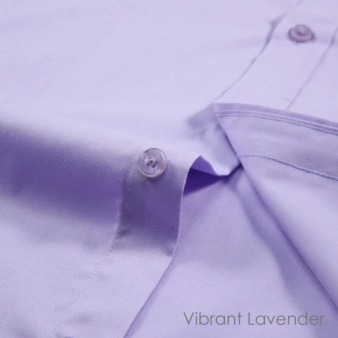 JANEO BRITISH APPAREL Nos Tibi Serviat UK Co Lavender Men's Plain Regular Fit Shirts,Long Sleeve Formal Dress,Button Cuffs.