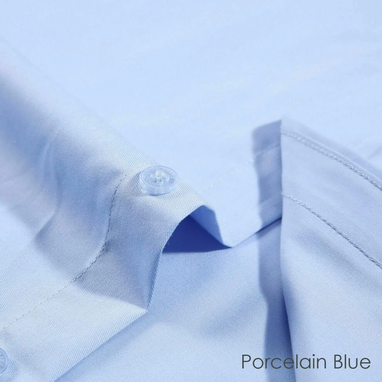 JANEO BRITISH APPAREL Nos Tibi Serviat UK Co Men's Plain Regular Fit Shirts,Long Sleeve Formal Dress Shirt,Button Cuffs.
