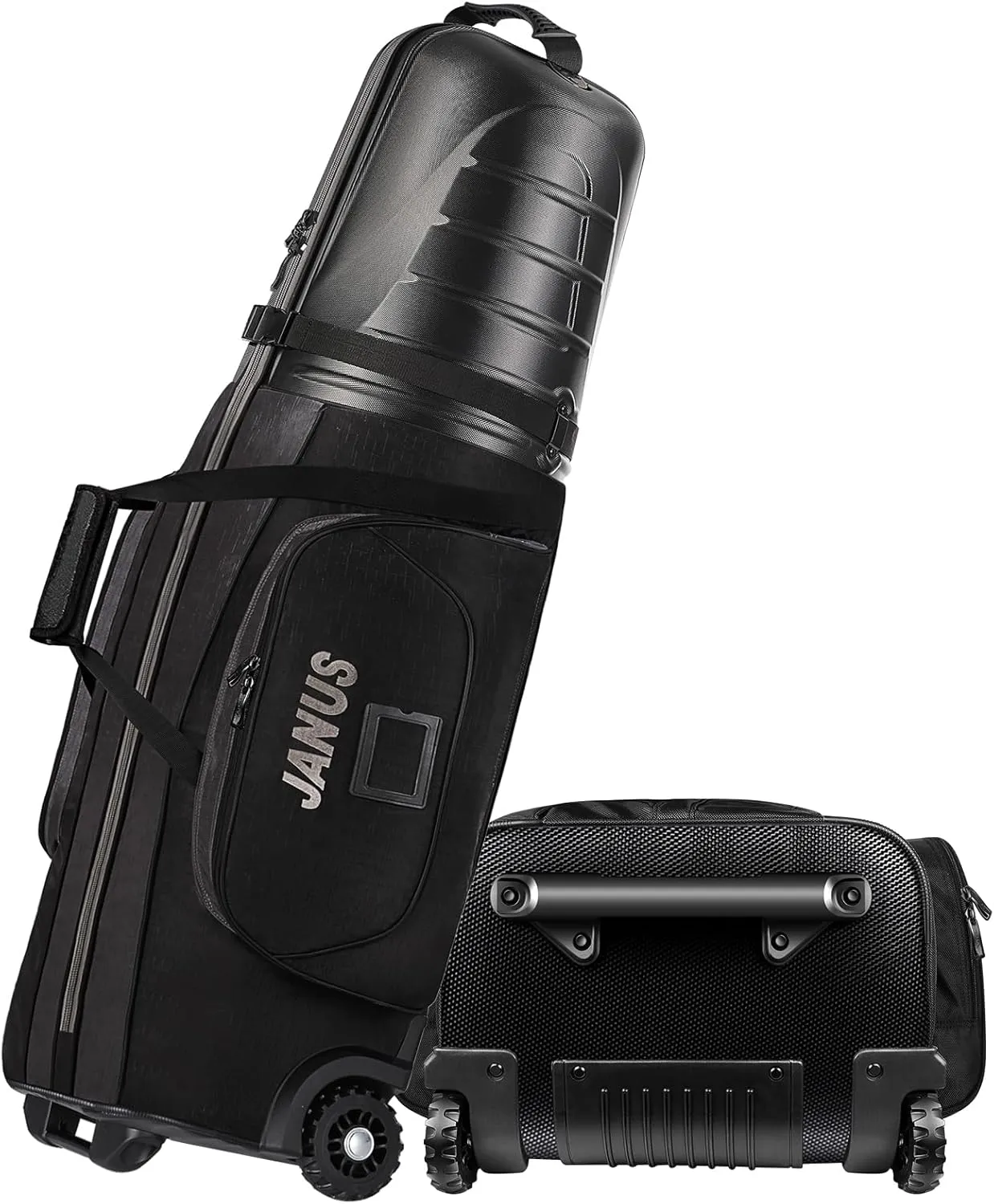 JANUS Golf Travel Bags,Golf Travel Bags for Airlines with Wheels,with Head ABS Plastic case,with Golf Club Carrier.Travel Golf Bag,Golf Bag Travel case,Hard case Golf Travel Bag