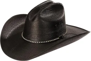 Jason Aldean Men's Asphalt Straw Cowboy Hat Black 7