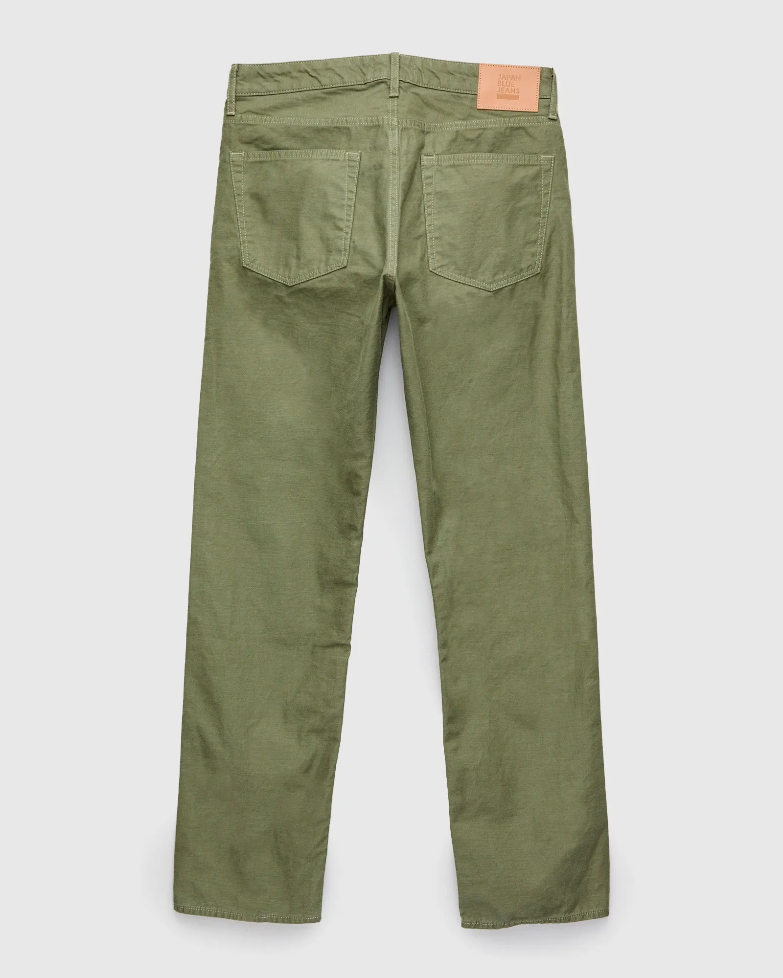 JBPT1410 Olive Satin Five Pocket Pant - Classic Straight Fit
