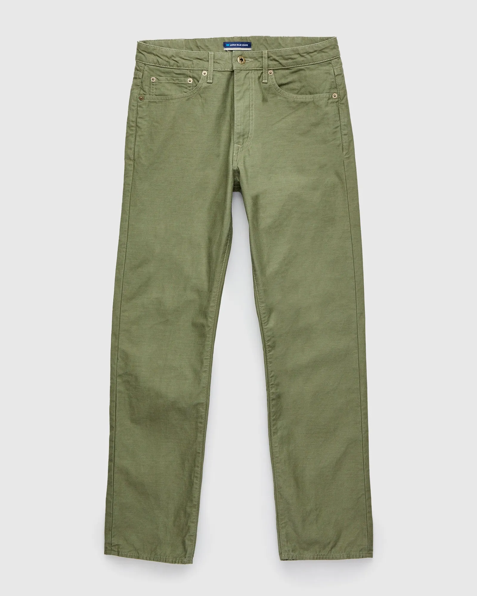 JBPT1410 Olive Satin Five Pocket Pant - Classic Straight Fit