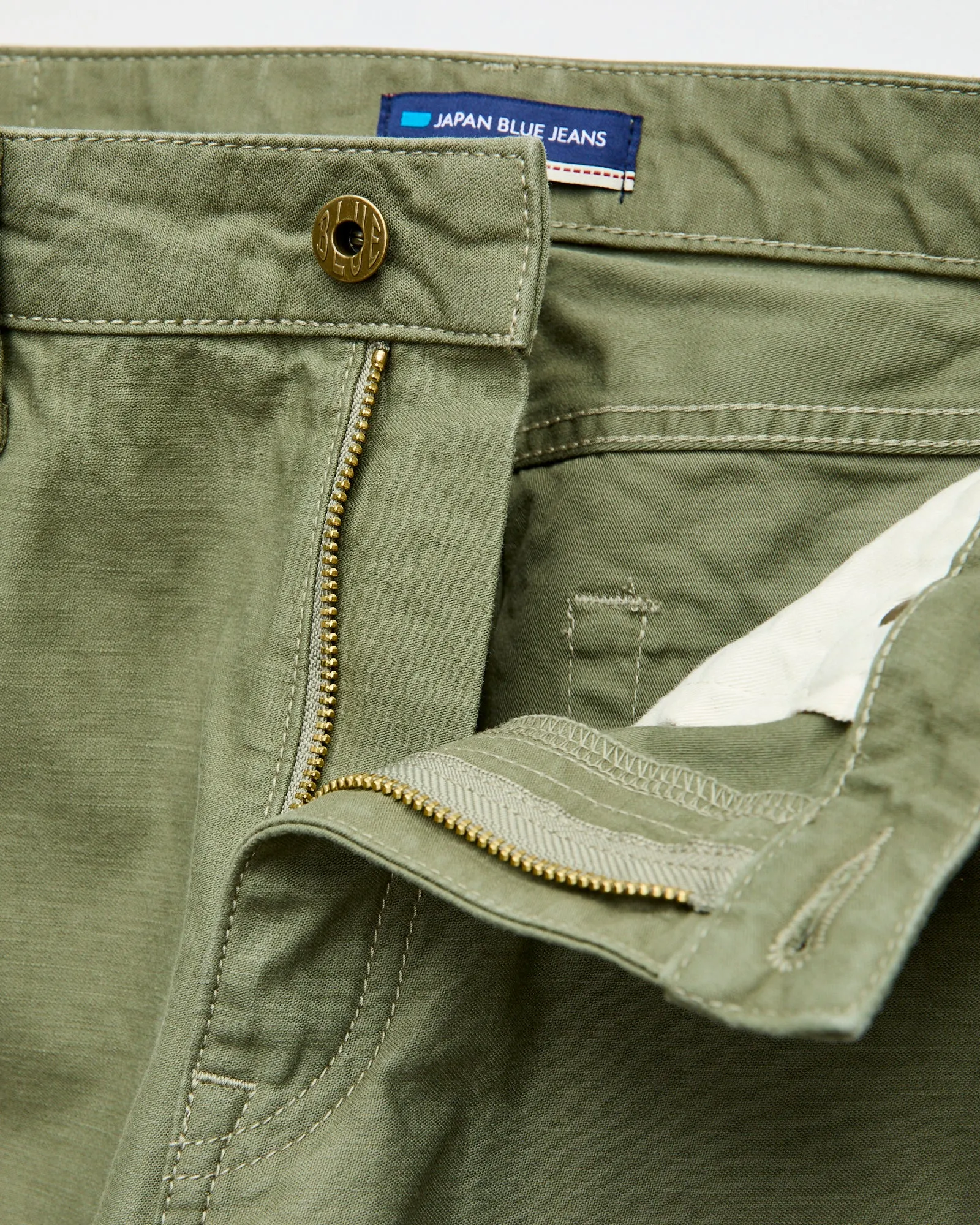 JBPT1410 Olive Satin Five Pocket Pant - Classic Straight Fit