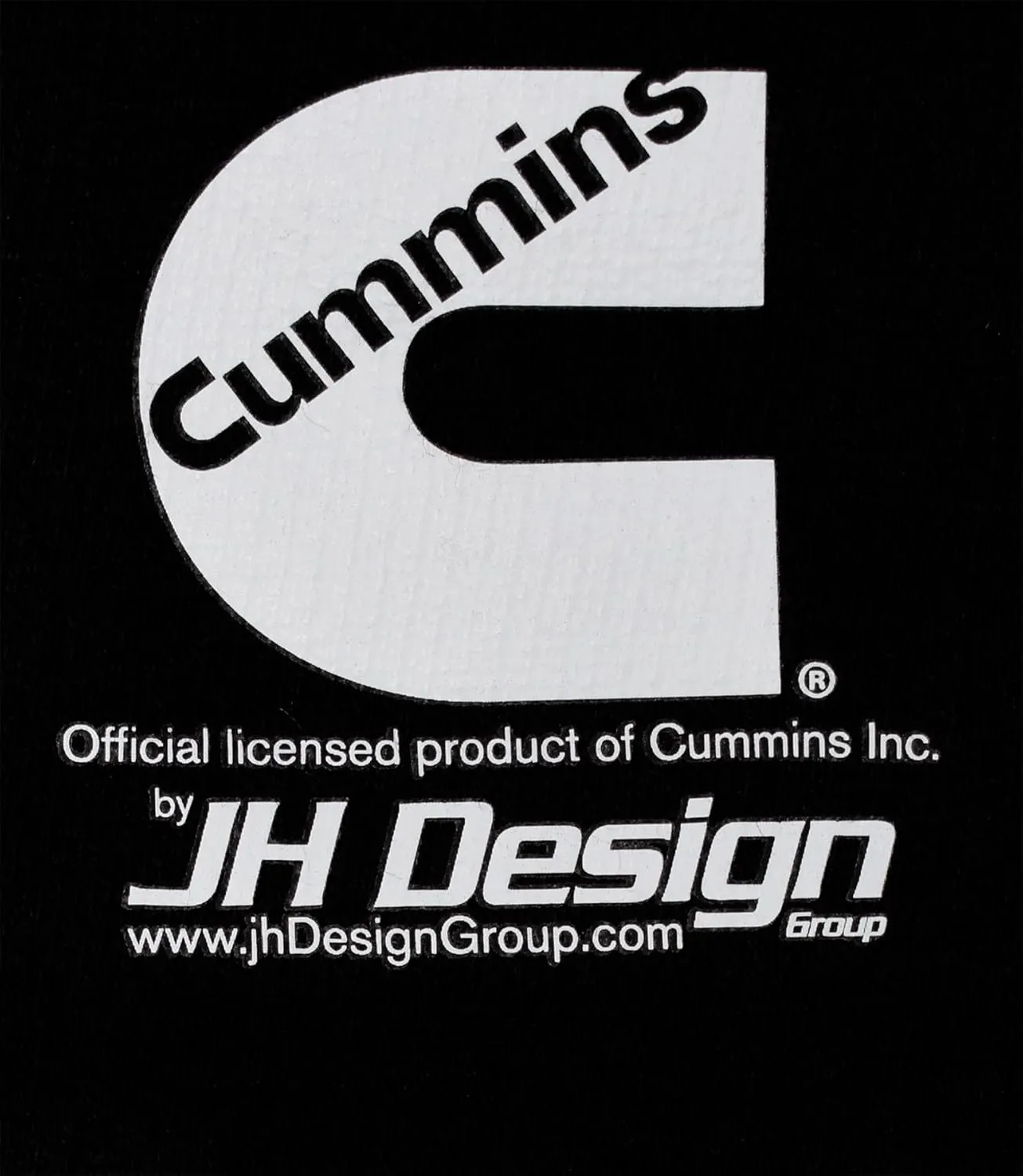 JH DESIGN GROUP Men's Cummins Diesel Pullover Hoodie American Flag Black 2 Sided Sweatshirt
