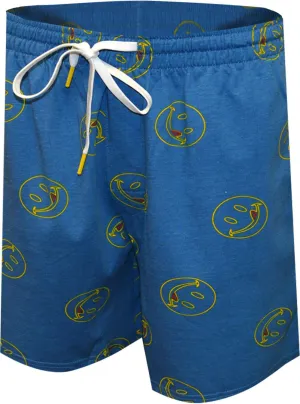 Joe Boxer Mens Loungewear Tossed Licky Blue Loungeshort