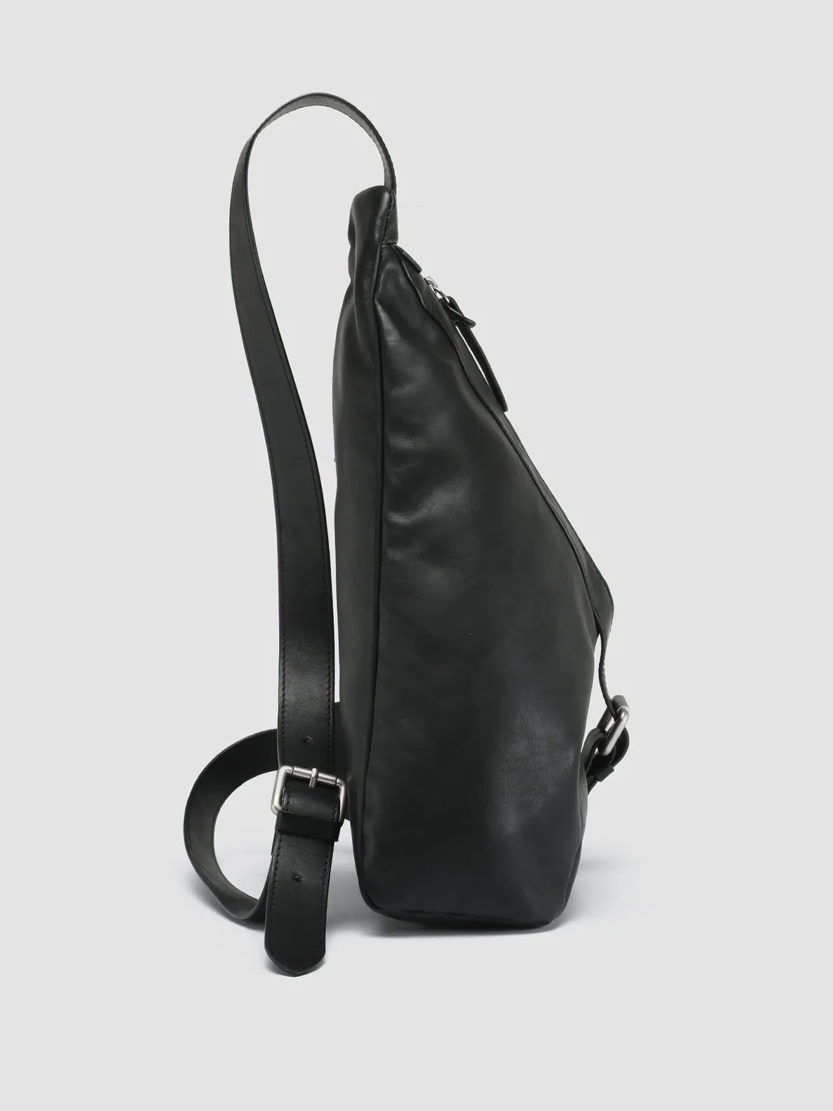 JULES 004 - Black Leather Waist Pack