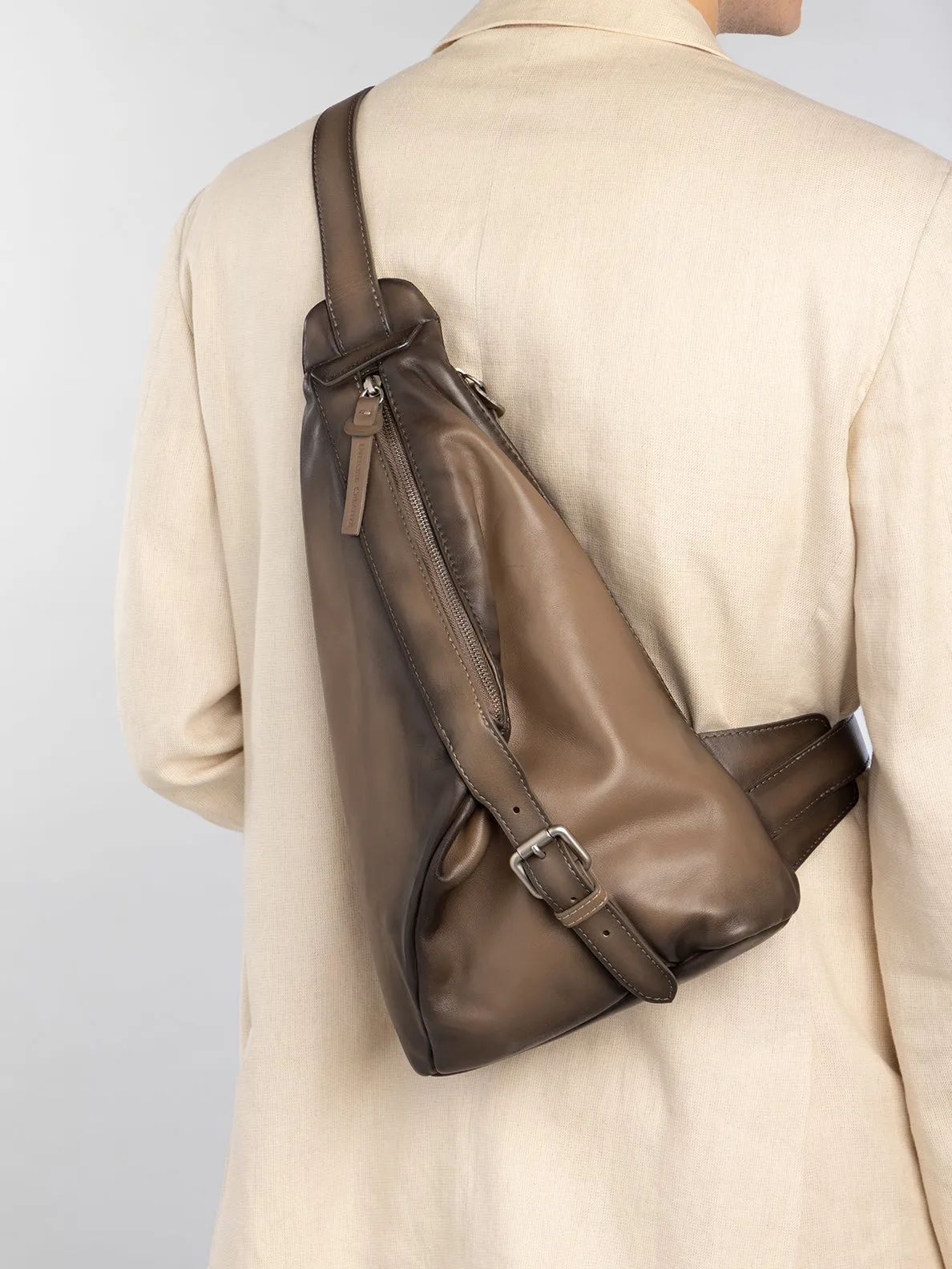 JULES 004 - Black Leather Waist Pack
