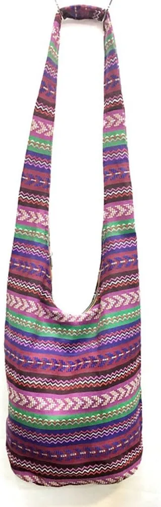 KARRESLY Bohemian Cotton Hippie Crossbody Bag Hobo Sling Bag Handmade Messenger Shoulder Bags