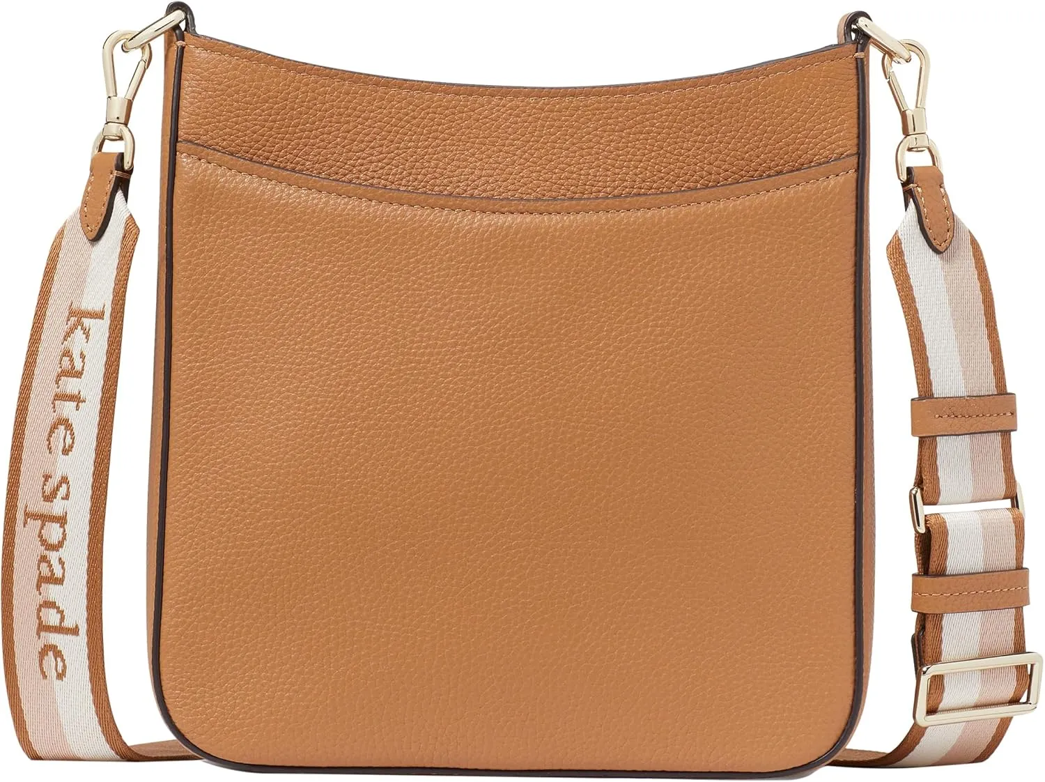 kate spade new york Women's Hudson Pebbled Leather Messenger Crossbody
