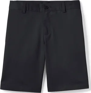 Lands' End School Uniform Boys Plain Front Blend Chino Shorts
