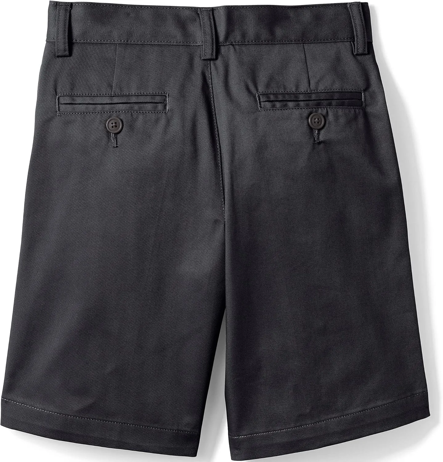 Lands' End School Uniform Boys Plain Front Blend Chino Shorts