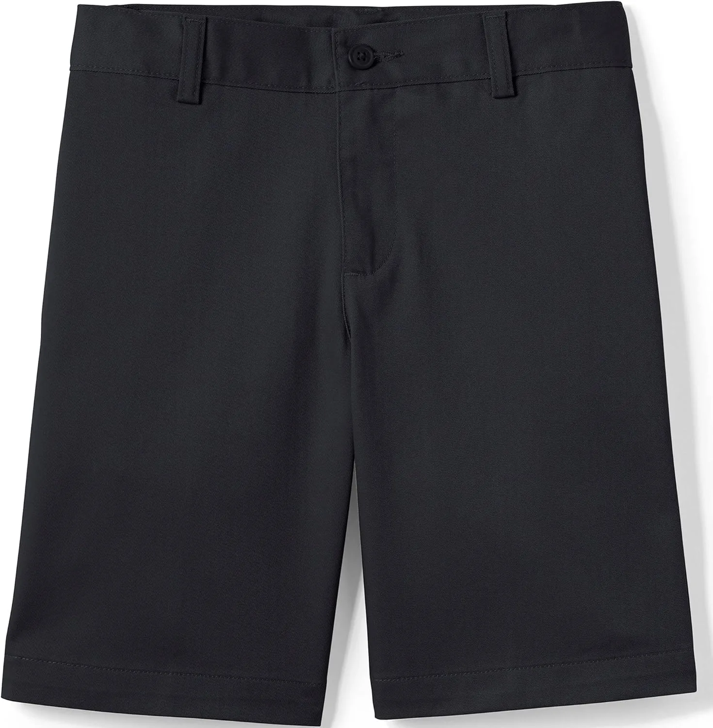 Lands' End School Uniform Boys Plain Front Blend Chino Shorts