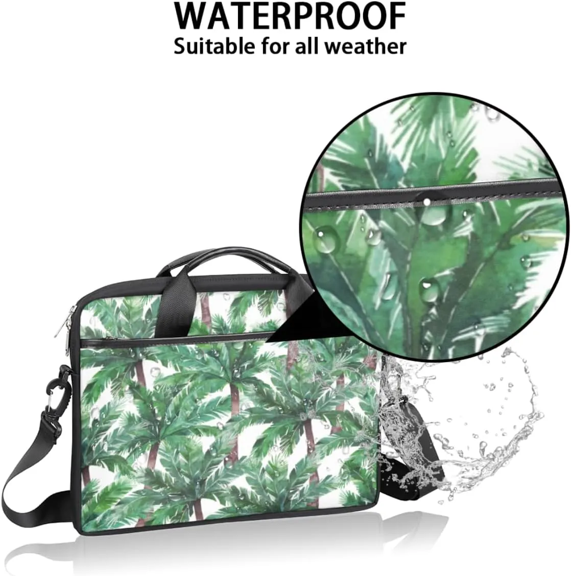 Laptop Bag 13-15 Inch Laptop Sleeve Case for Men Women Briefcase Messenger Bag Computer Shoulder Bag for Travel Work